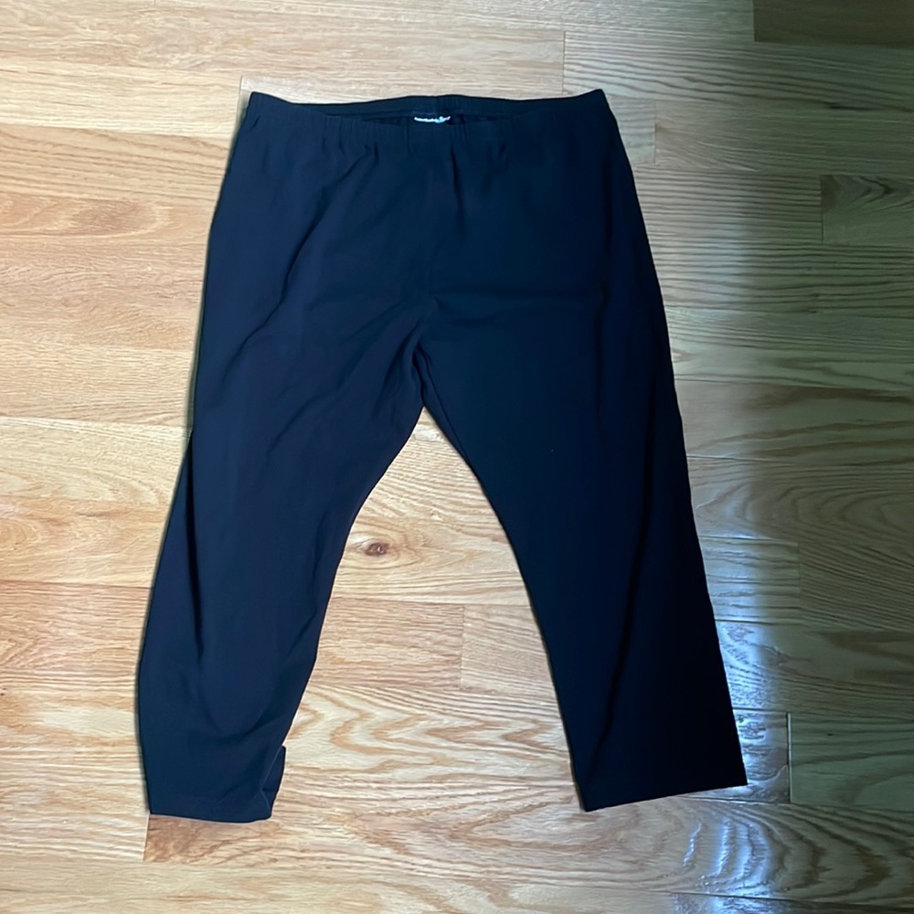 J JILL Cropped Black Leggings - Picture 2 of 3